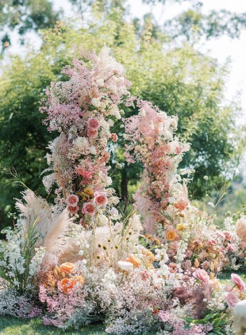 Inventive DIY Wedding Arch Ideas Flower Power 25