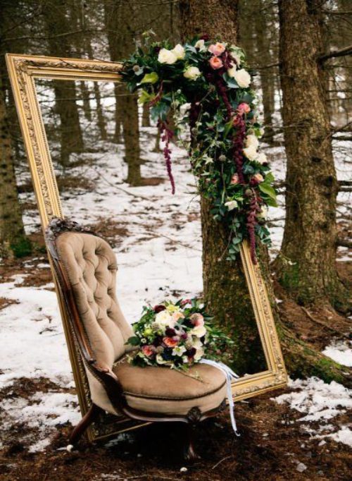 Inventive DIY Wedding Arch Ideas Picture Frame 16