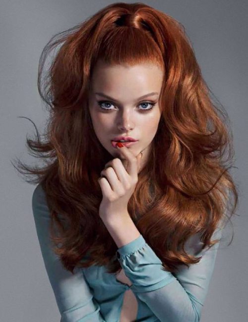 Gorgeous Bridesmaid Hairstyles for Twiggy Teased 43