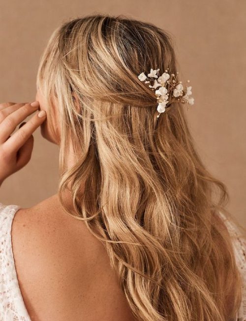 Gorgeous Bridesmaid Hairstyles for Twisted Bangs 25
