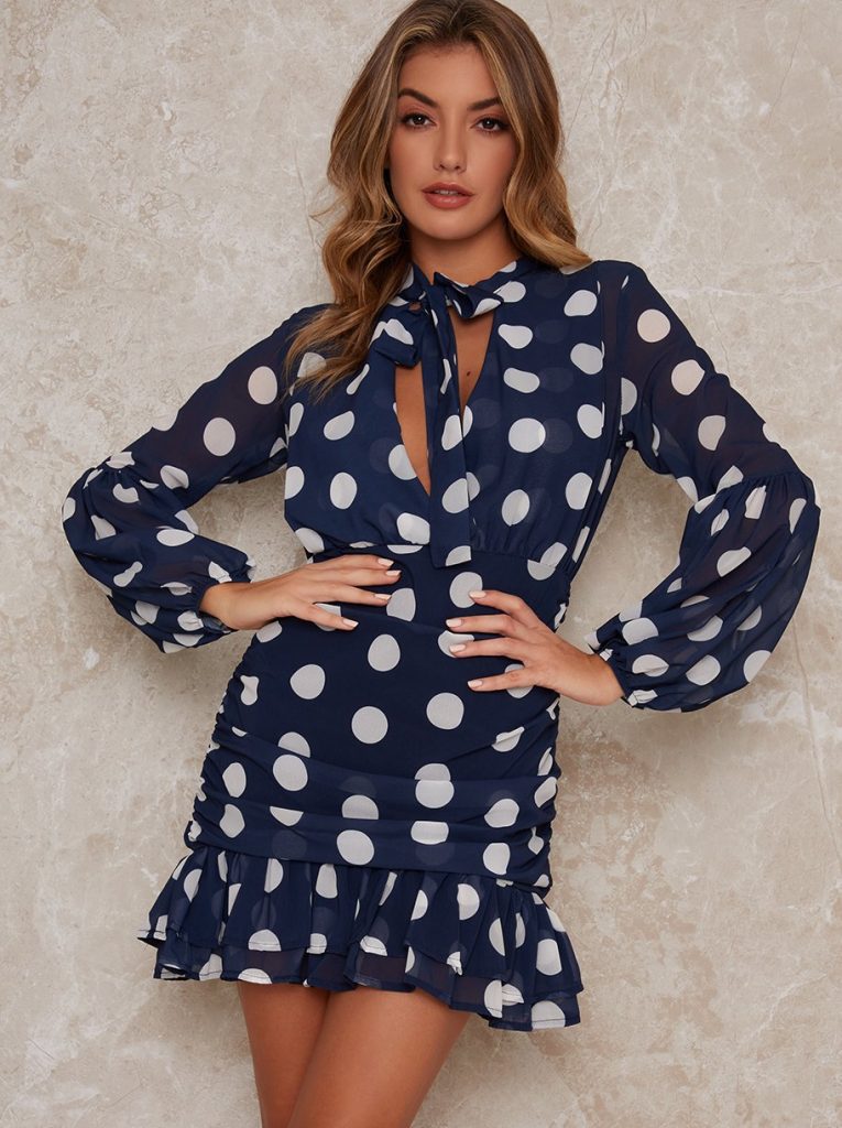 Winter Wedding Guest Dresses For Chi Chi London Polka Dot 5