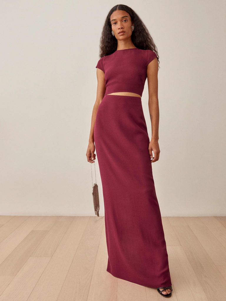 Winter Wedding Guest Dresses For Reformation Scout Two Piece 33