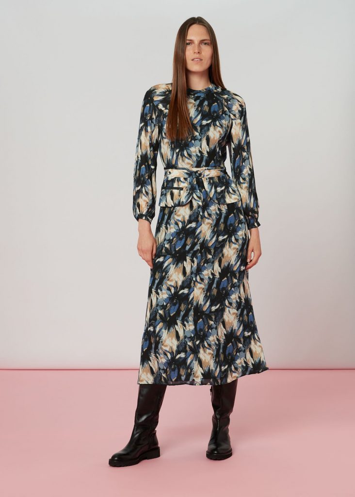 Winter Wedding Guest Dresses For Whistles Multicolour Storm 37