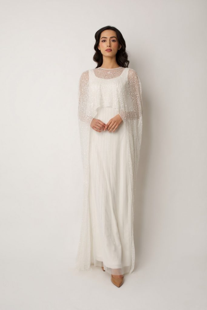 of Our Favourite Simple Wedding Dresses for raishma melony cape bridal gown p30348 image 55