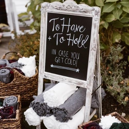 Magical Winter Wedding Ideas For Blankets image Pinterest 11