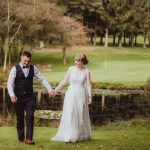 Cottesmore Hotel Golf and Country Club Bride and Groom at the lake.jpg 4