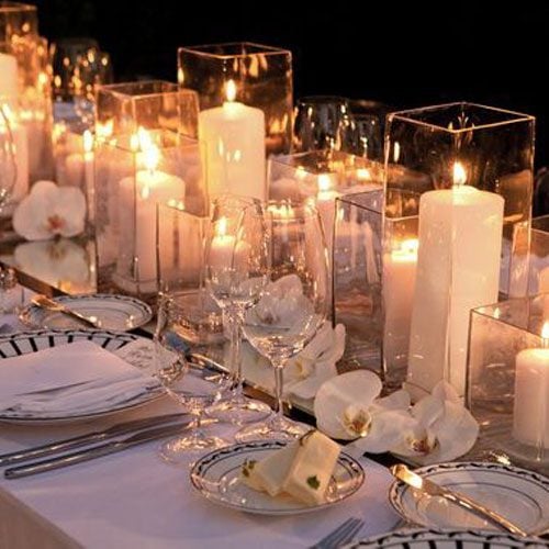 Magical Winter Wedding Ideas For Candles Pinterest 12