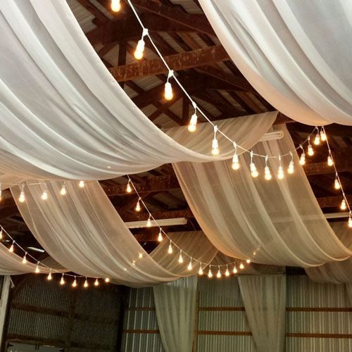 Magical Winter Wedding Ideas For Drapes image Pinterest 14