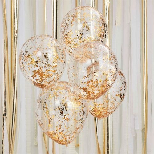 Magical Winter Wedding Ideas For Sparkle balloons credit Ginger Ray 6