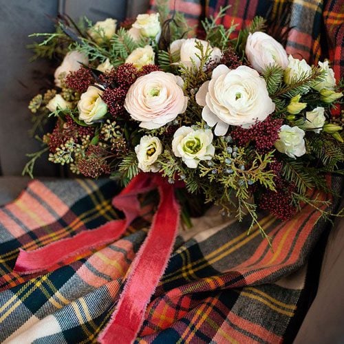 Magical Winter Wedding Ideas For Velvet ribbons image Pinterest 15