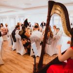 Cottesmore Hotel Golf and Country Club Wedding breakfast with harpist.jpg 7