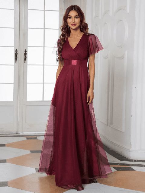 of the Best Burgundy Bridesmaid Dresses for 10
