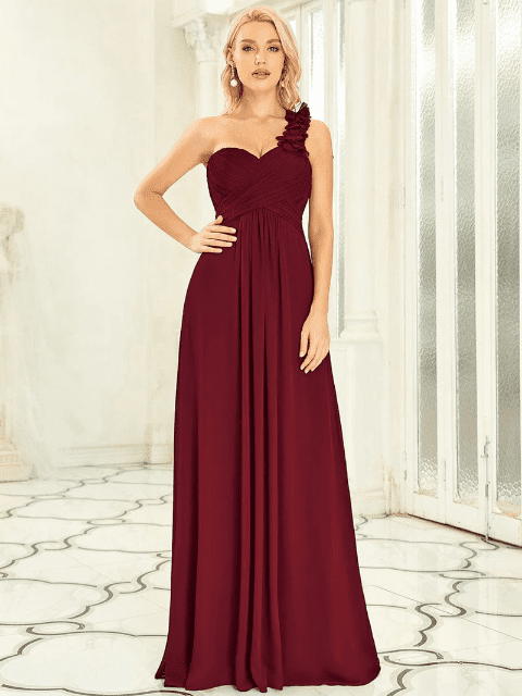 of the Best Burgundy Bridesmaid Dresses for 16