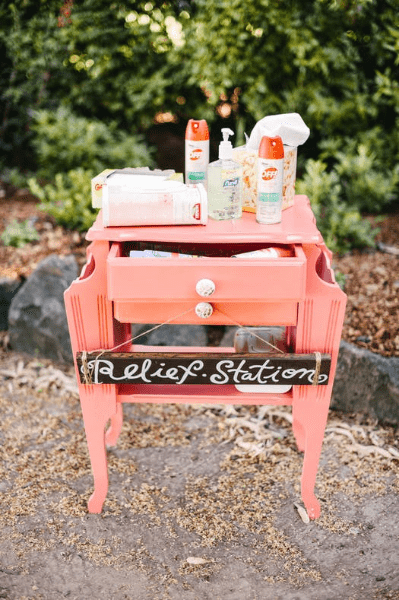 Summer Weddings: Ideas You’ll Want To Steal wedding relief station 18