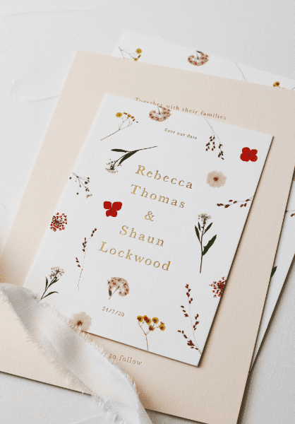 Summer Weddings: Ideas You’ll Want To Steal Floral wedding stationery 23