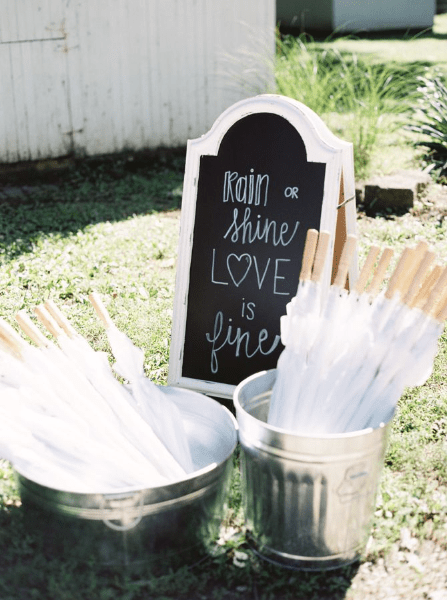 Wedding umbrellas