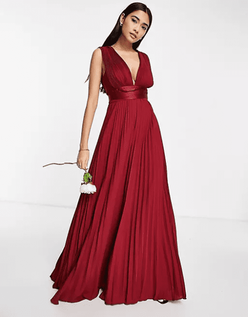 of the Best Burgundy Bridesmaid Dresses for 5