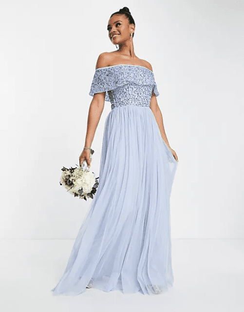 Beautiful Blue Bridesmaid Dresses for lightblue 9