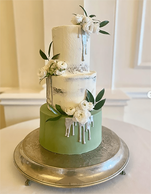 of Our Favourite Naked Wedding Cakes @cakedaydreams 6