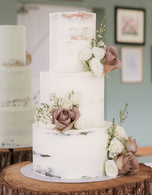 of Our Favourite Naked Wedding Cakes @cakedaydreams 20