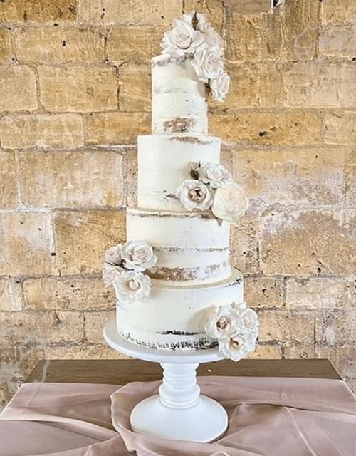 of Our Favourite Naked Wedding Cakes @cakedaydreams 19