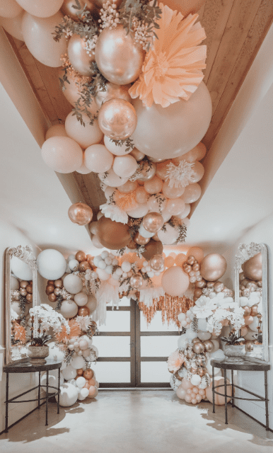 Creative Ways to use Balloons in your Wedding Decor A Dazzling Ceiling 6