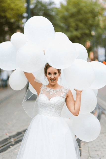 Creative Ways to use Balloons in your Wedding Decor the bridal shoot 9