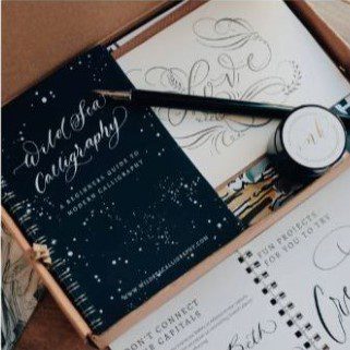 of the Best 1st Wedding Anniversary Gifts caligraphy set cropped 2