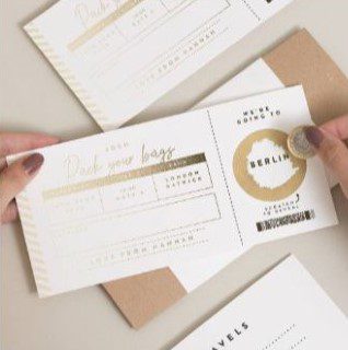 of the Best 1st Wedding Anniversary Gifts plane tickets cropped 5