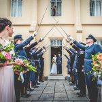 Pentillie Castle The sword guard of honour! A military venue at the historic Pentillie Castle near Plymouth, by U Got The Love.jpg 14