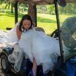 Cottesmore Hotel Golf and Country Club Bride on Golf Buggy.jpg 29