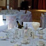 Alfriston War Memorial Hall Wedding Table settings Very attractive.png 5