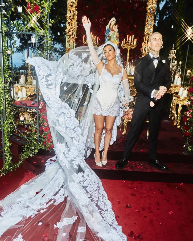 kourtney kardashians celebrity weddings