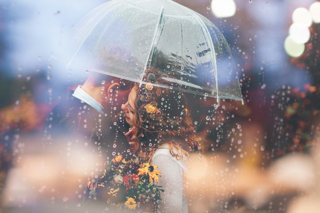rain on wedding day