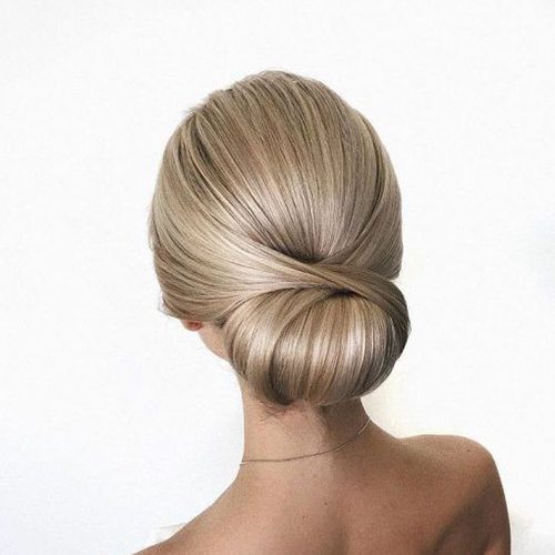 chignon bridal hairstyle