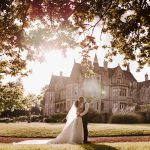 Orchardleigh House OLH Bride and Groom Topiary Garden .jpg 4