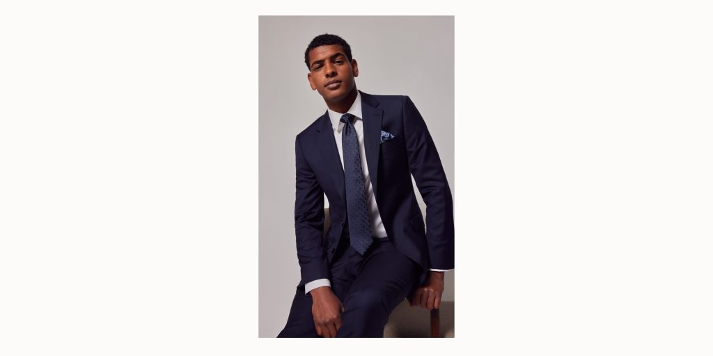 groom Slim Navy Suit