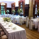 Marden Park Mansion Ornate white wedding breakfast.JPG 14