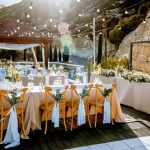 Natural Wedding Dinner Reception Set Up