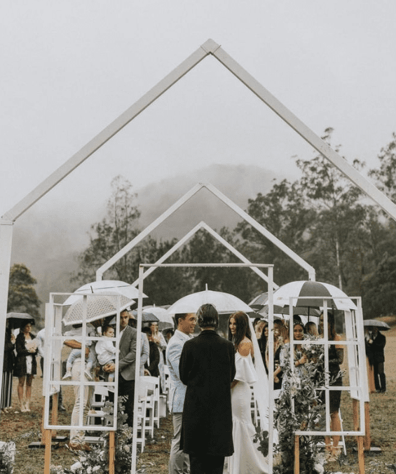 Wet weather weddings