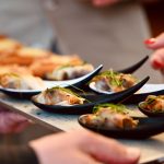 Wedding reception canapes Marden Park
